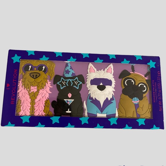 I heart ❤️ revolution Party Pooches Eyeshadow Glam palette NEW! - Picture 4 of 9